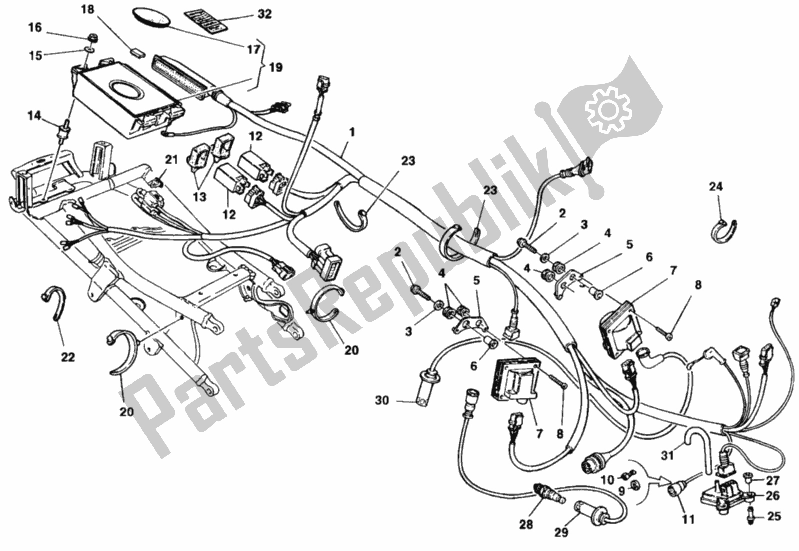 Todas las partes para Unidad De Control Del Motor de Ducati Superbike 916 Senna 1998